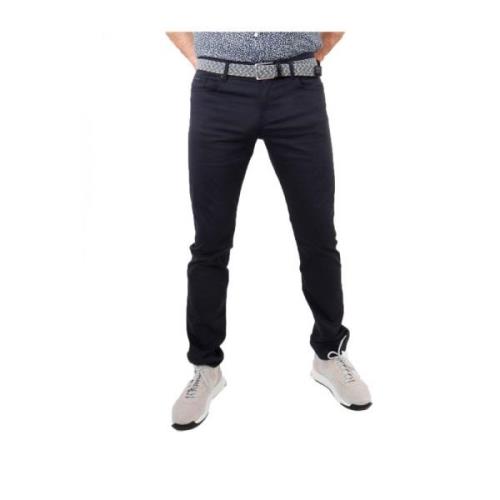 Navy Basic Jeans voor Mannen Hugo Boss , Blue , Heren