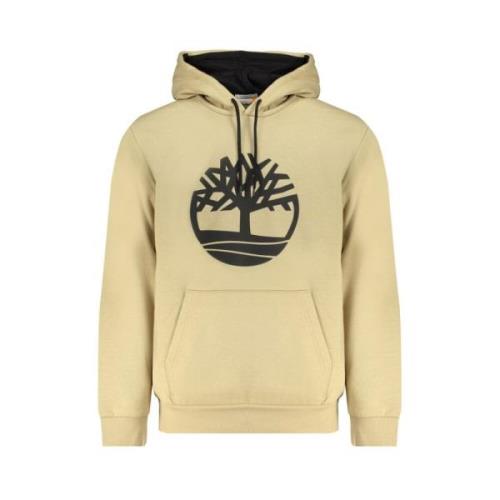 Beige Katoenen Trui Timberland , Beige , Heren