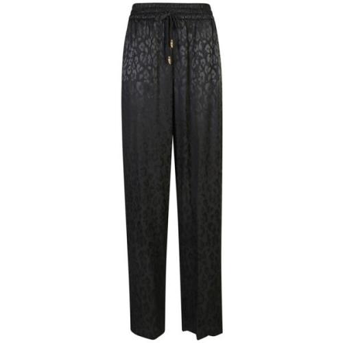 Zwarte Broek voor Vrouwen Aw24 Just Cavalli , Black , Dames