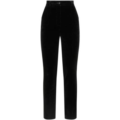 Zwarte broek voor heren Dolce & Gabbana , Black , Dames