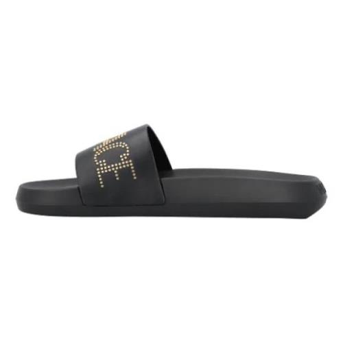 Rubber sandals Versace , Black , Heren