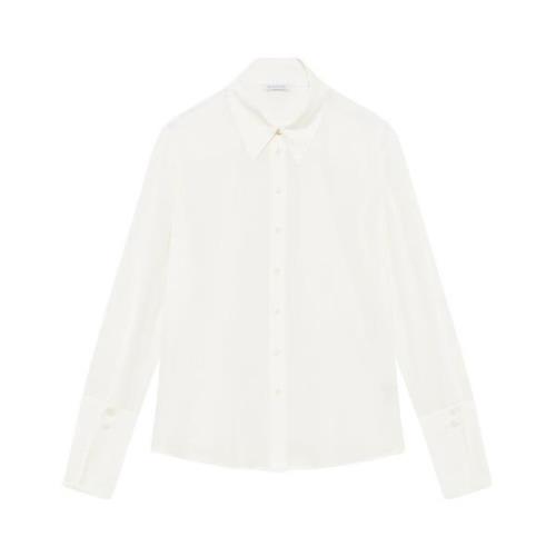 Essentiële Crepe Blouse Art. 8C0728A8I1 Patrizia Pepe , White , Dames