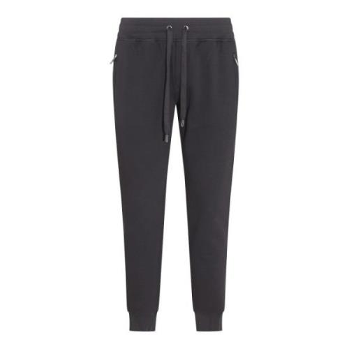 Zwarte Slim-Fit Track Pants Dolce & Gabbana , Black , Heren