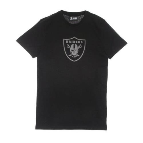 NFL Reflecterende Print Tee Las Vegas Raiders New Era , Black , Heren