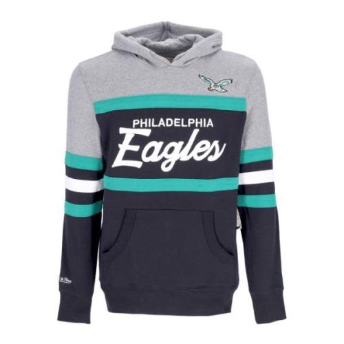 Philadelphia Eagles NFL Headcoach Hoodie Zwart Mitchell & Ness , Black...