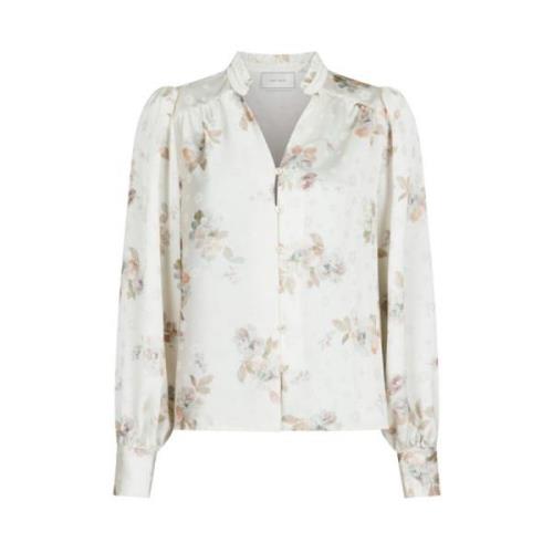 Zachte bloes met bloemenprint Neo Noir , Beige , Dames