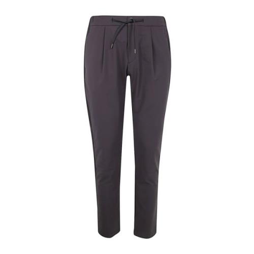 Donkergrijze relaxte broek Herno , Gray , Heren