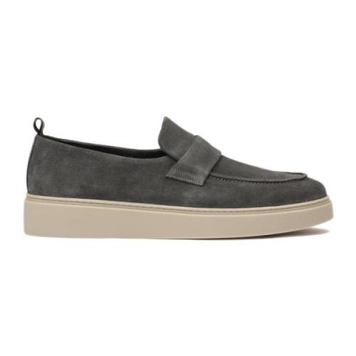 Heren suède instap sneakers Kazar Studio , Gray , Heren