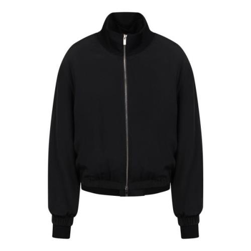 Gelaagde bomberjack met ritssluiting Helmut Lang , Black , Dames