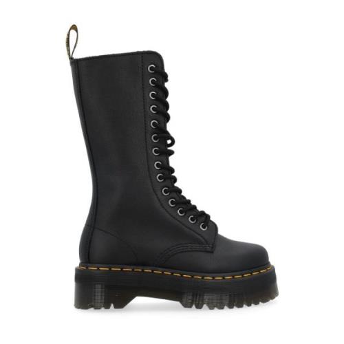 Zwarte Quad Pisa Laarzen Dr. Martens , Black , Dames