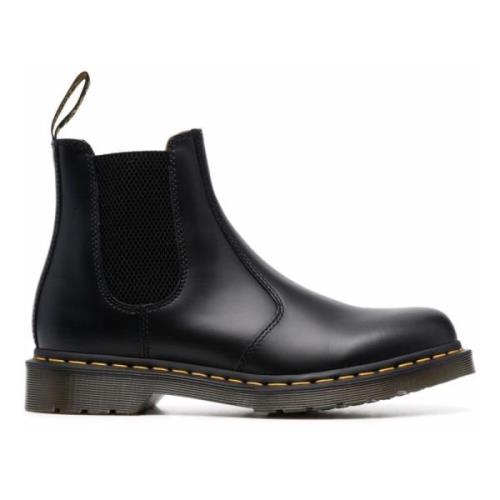 Zwarte Chelsea-laarzen met elastische zool Dr. Martens , Black , Heren