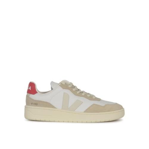 Sneakers V-90 O.t. Leath Ex-Whi Veja , Beige , Heren