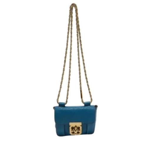 Pre-owned Leather crossbody-bags Chloé Pre-owned , Blue , Dames