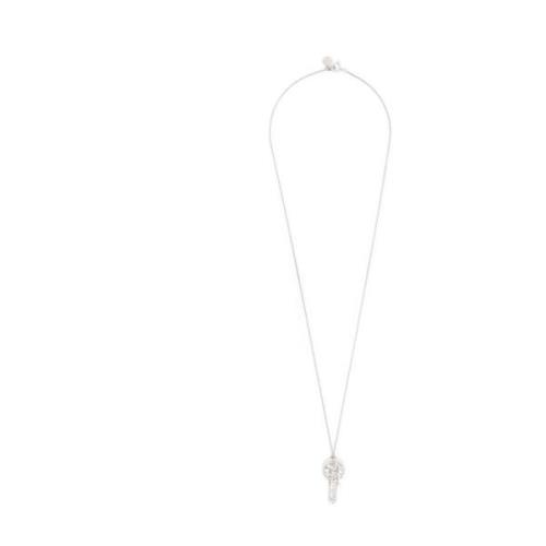 Elegante Ketting met Uniek Ontwerp Ermanno Scervino , Gray , Dames