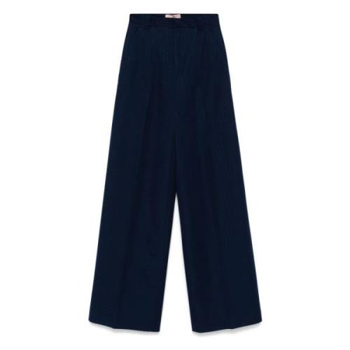 Gestreepte Broek Twinset , Blue , Dames