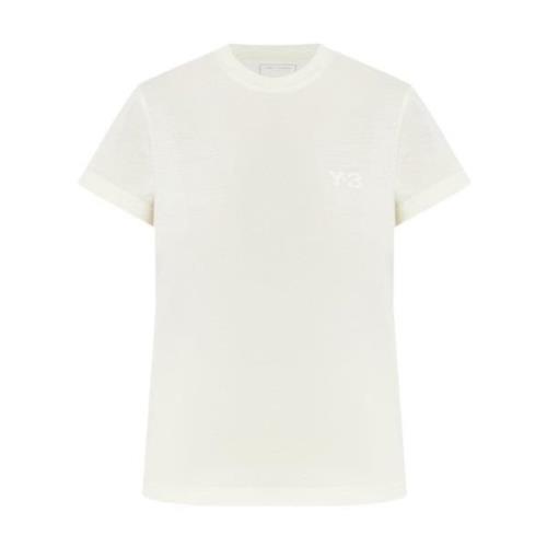 Ronde Hals Korte Mouw Tee Y-3 , White , Dames