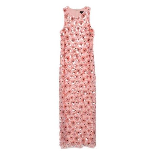 Roze Jurk met Achtersplit Rotate Birger Christensen , Pink , Dames