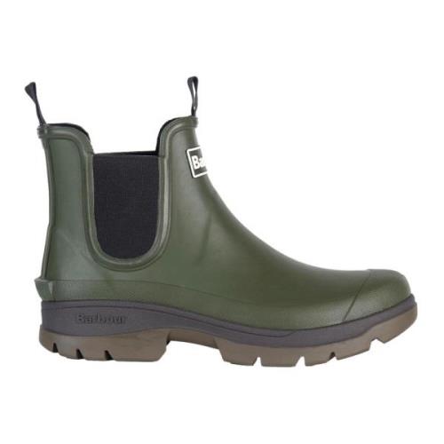 Iconische Barbour Wellington Laarzen in Olijfgroen Barbour , Green , H...