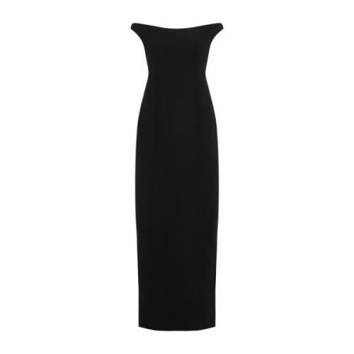 Zwarte Jurk voor Vrouwen Aw24 TotêMe , Black , Dames