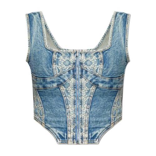 Denim Top Amiri , Blue , Dames