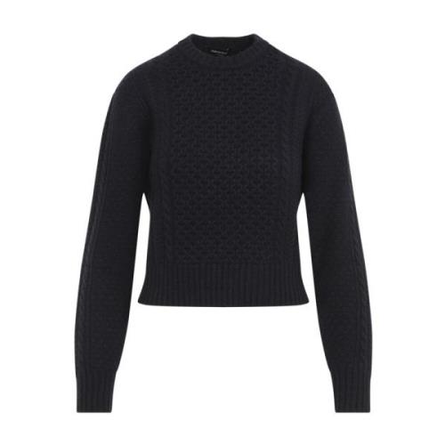 Blauwe Sweater Aw24 Elegante Luxe Stijl Fabiana Filippi , Blue , Dames