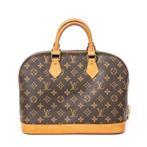 Pre-owned Canvas handbags Louis Vuitton Vintage , Brown , Dames