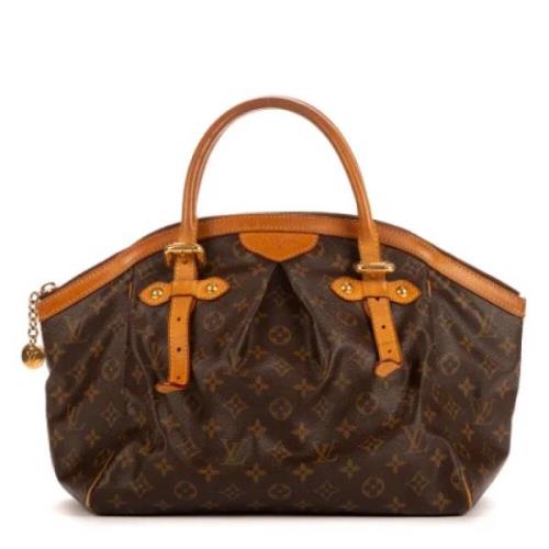 Pre-owned Canvas handbags Louis Vuitton Vintage , Brown , Dames