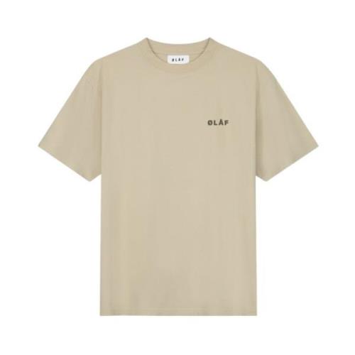 Stijlvolle Tuin T-shirt Olaf Hussein , Beige , Heren