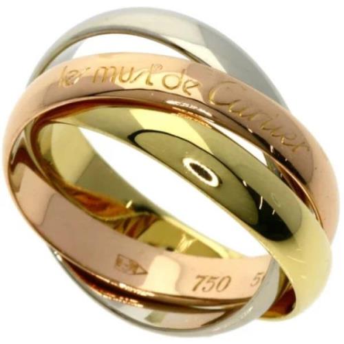 Pre-owned Yellow Gold rings Cartier Vintage , Yellow , Dames