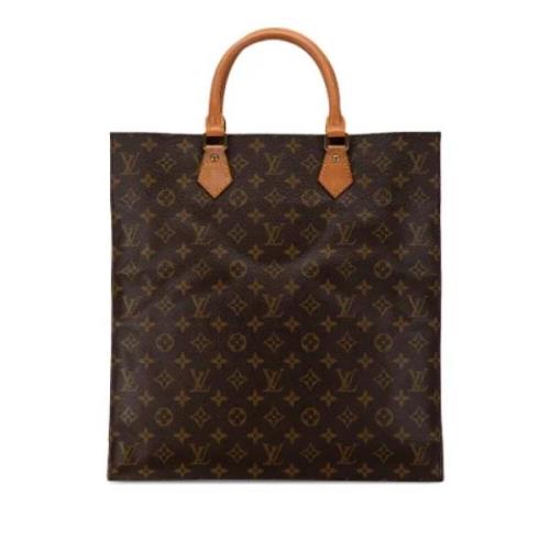 Pre-owned Canvas handbags Louis Vuitton Vintage , Brown , Dames