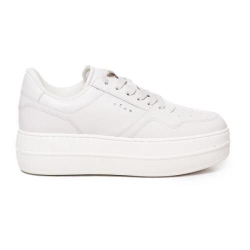 Witte Sneakers met Dikke Rubberen Zool Hogan , White , Dames