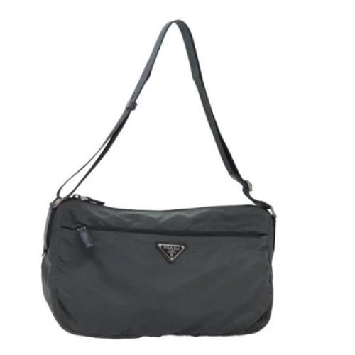 Pre-owned Nylon prada-bags Prada Vintage , Gray , Dames