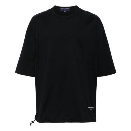 Casual Katoenen T-shirt voor Mannen Comme des Garçons , Black , Heren