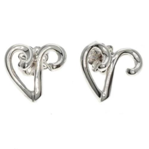 Pre-owned Silver earrings Tiffany & Co. Pre-owned , Gray , Dames