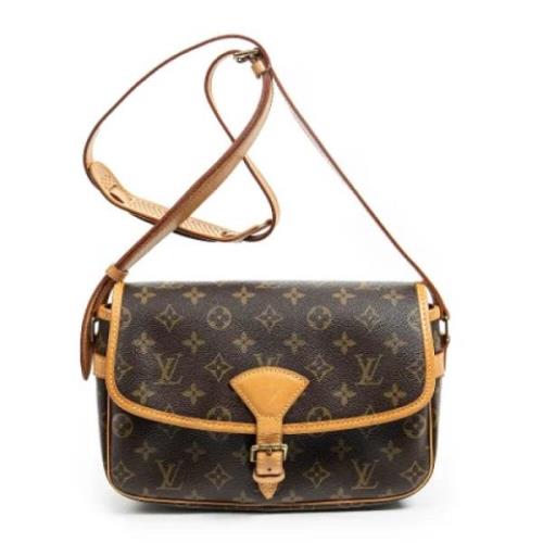 Pre-owned Canvas handbags Louis Vuitton Vintage , Brown , Dames