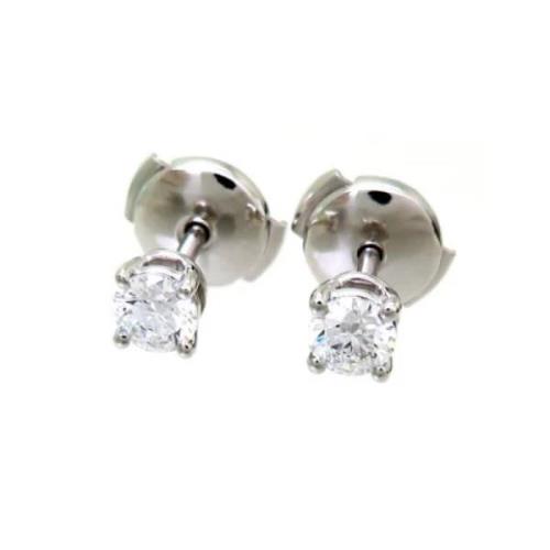 Pre-owned Platinum earrings Tiffany & Co. Pre-owned , Gray , Dames