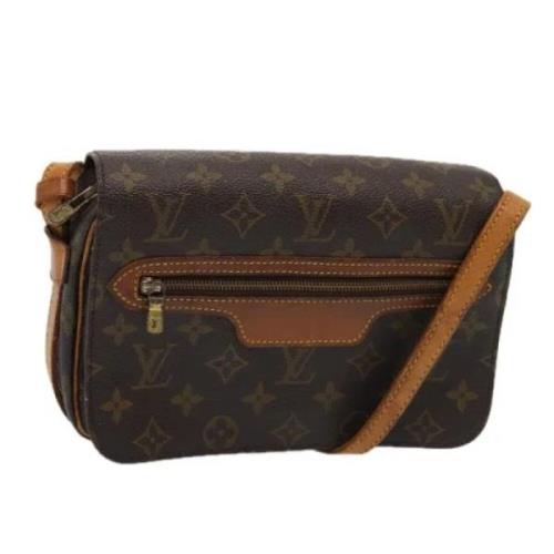 Pre-owned Canvas louis-vuitton-bags Louis Vuitton Vintage , Brown , Da...