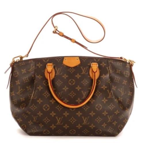 Pre-owned Canvas handbags Louis Vuitton Vintage , Brown , Dames