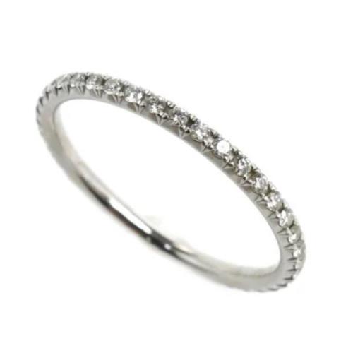 Pre-owned Platinum rings Tiffany & Co. Pre-owned , Gray , Dames