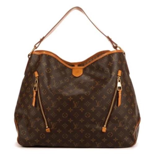 Pre-owned Canvas handbags Louis Vuitton Vintage , Brown , Dames