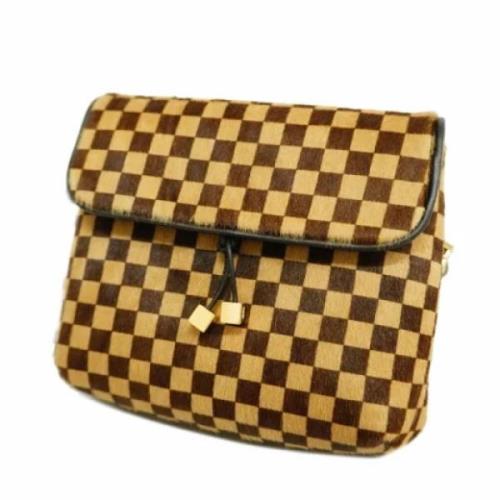 Pre-owned Fabric louis-vuitton-bags Louis Vuitton Vintage , Brown , Da...