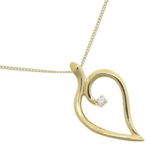 Pre-owned Yellow Gold necklaces Tiffany & Co. Pre-owned , Yellow , Dam...