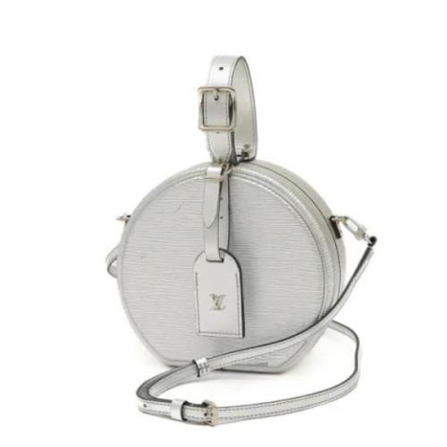 Pre-owned Leather louis-vuitton-bags Louis Vuitton Vintage , Gray , Da...