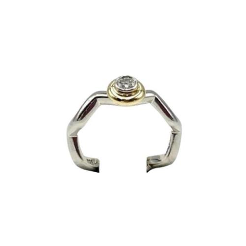 Pre-owned Platinum rings Tiffany & Co. Pre-owned , Gray , Dames