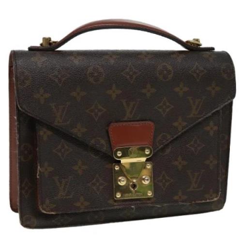 Pre-owned Canvas louis-vuitton-bags Louis Vuitton Vintage , Brown , Da...