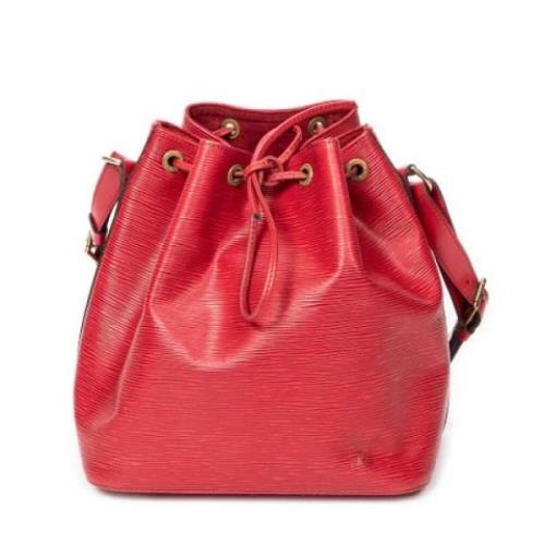 Pre-owned Leather shoulder-bags Louis Vuitton Vintage , Red , Dames