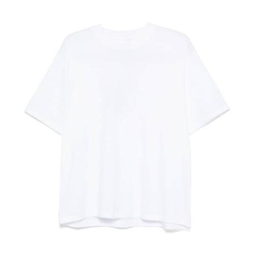 Witte Katoenen T-shirt met Ronde Hals Birgitte Herskind , White , Dame...