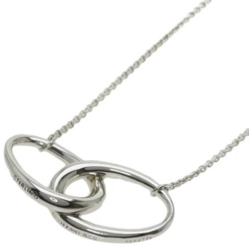 Pre-owned Silver necklaces Tiffany & Co. Pre-owned , Gray , Dames