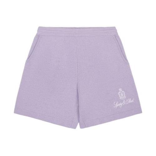 Kasjmier Short in Zacht Lila Sporty & Rich , Purple , Dames