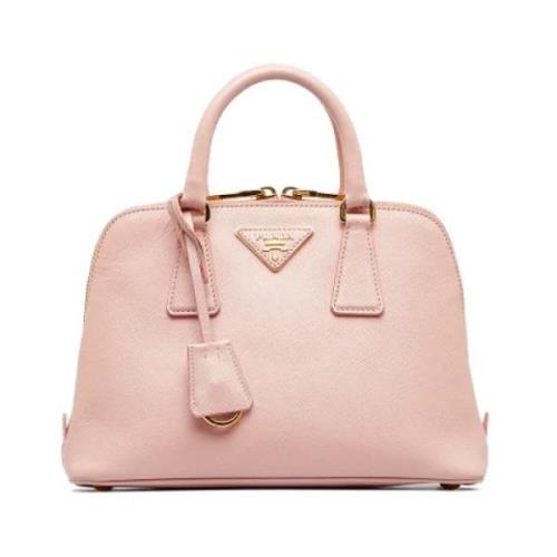 Pre-owned Leather handbags Prada Vintage , Pink , Dames